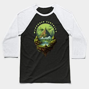 Discover Serenity Nature Baseball T-Shirt